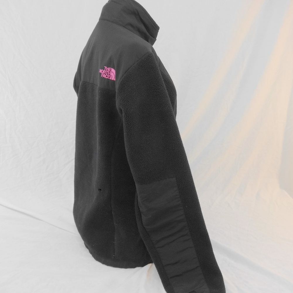 North Face Women's Black Zippered Jacket Medium - Picture 3 of 8